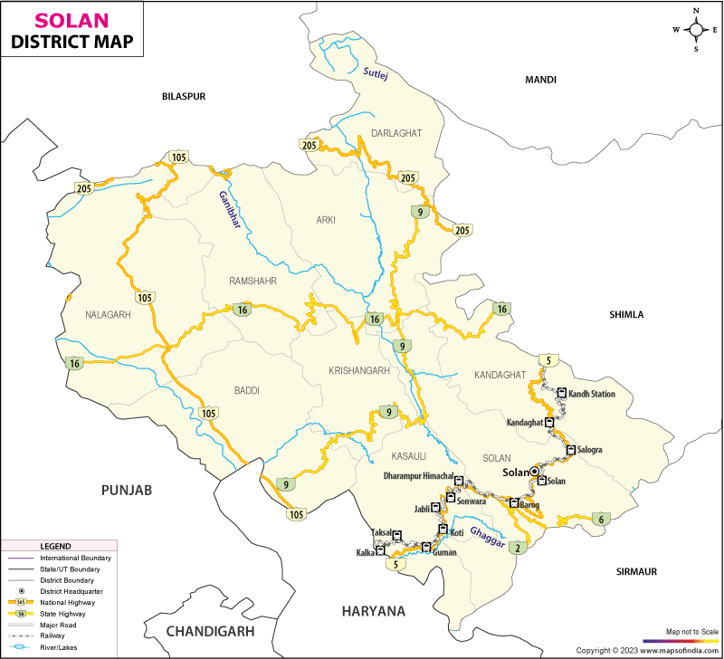 Geography of solan 