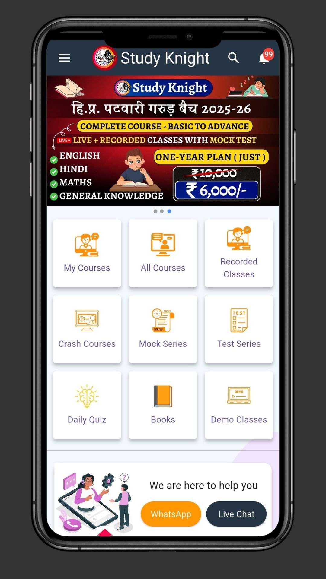 Home page