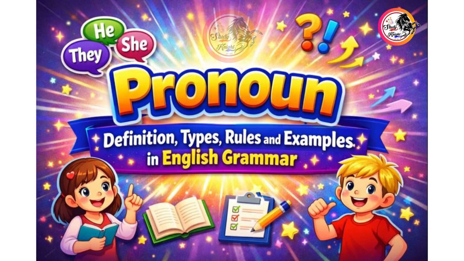 Pronoun in English Grammar – Concept, Types, Rules and Examples